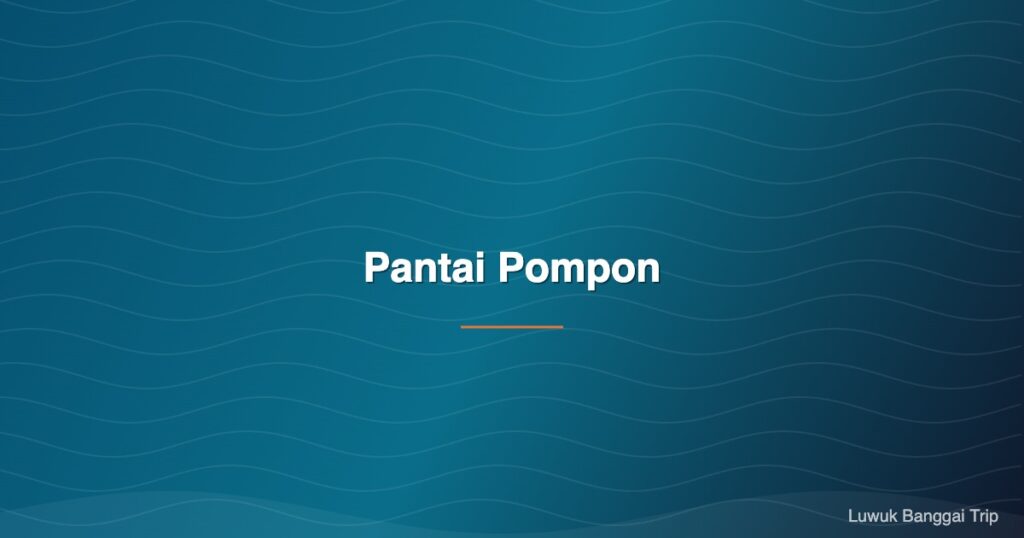 Pantai Pompon