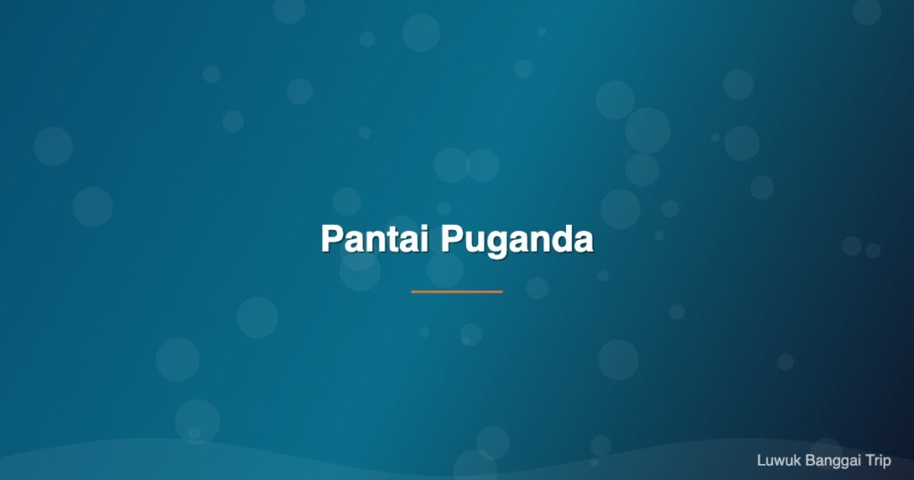 Pantai Puganda