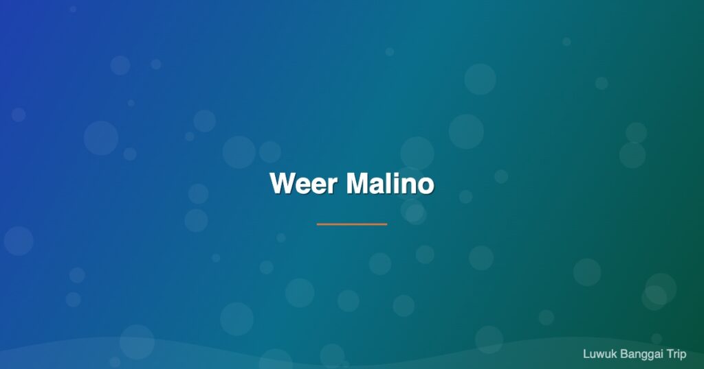 Weer Malino